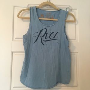 RVCA Cursive Muscle Tank